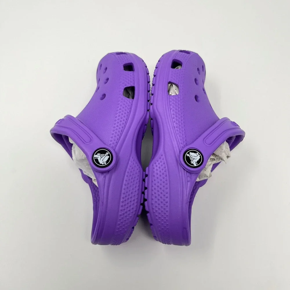 Crocs Classic Clog Size C11 Purple Kids Slip On Water Shoes Sandals